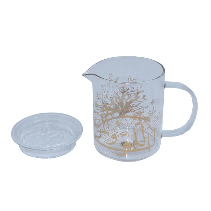 Decoration One Glass Milk Cup PearlCoralGold Decoration One Earrings