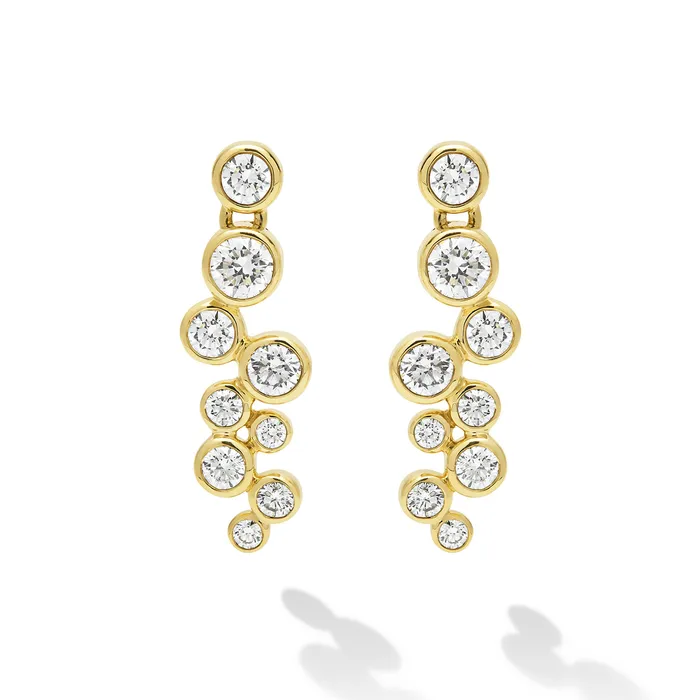 Earrings 18K Fizz Diamond Linear Earrings LAGOS Earrings 18K Fizz Diamond Linear Earrings LAGOS