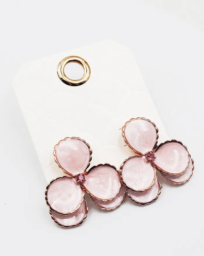 Earrings Epoxy Finished Flower Post Earrings 02092023 Earrings Epoxy Finished Flower Post Earrings 02092023