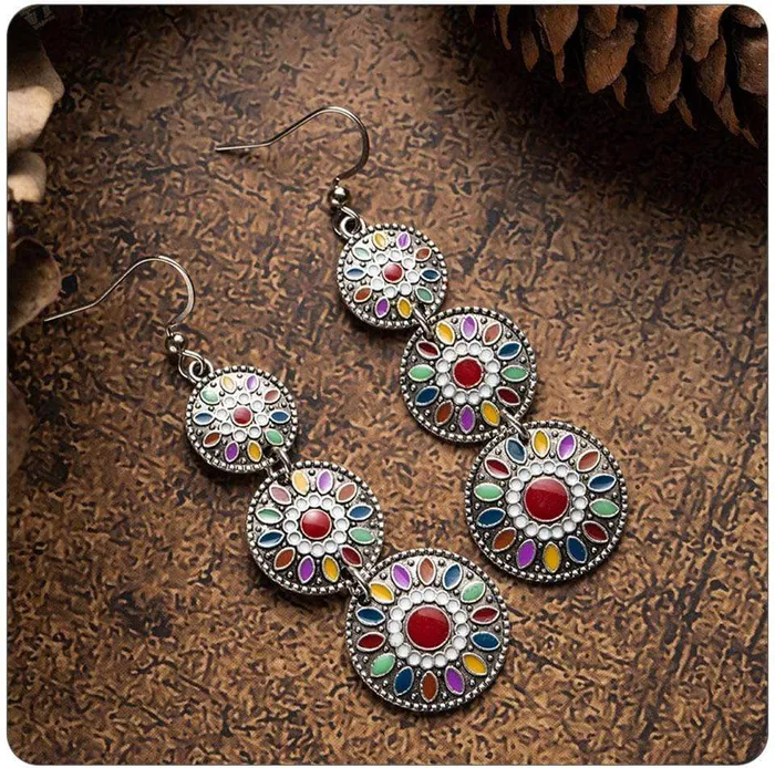 Earrings WickedAF Triple Ethnic Boho Earrings
