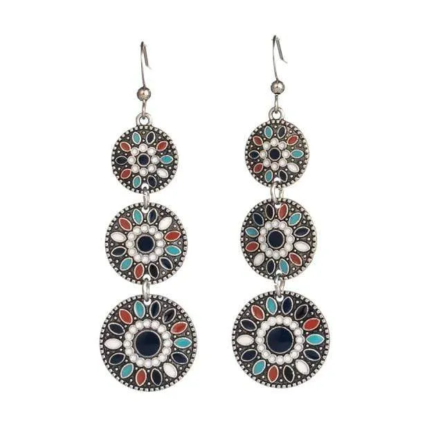 Earrings WickedAF Triple Ethnic Boho Earrings