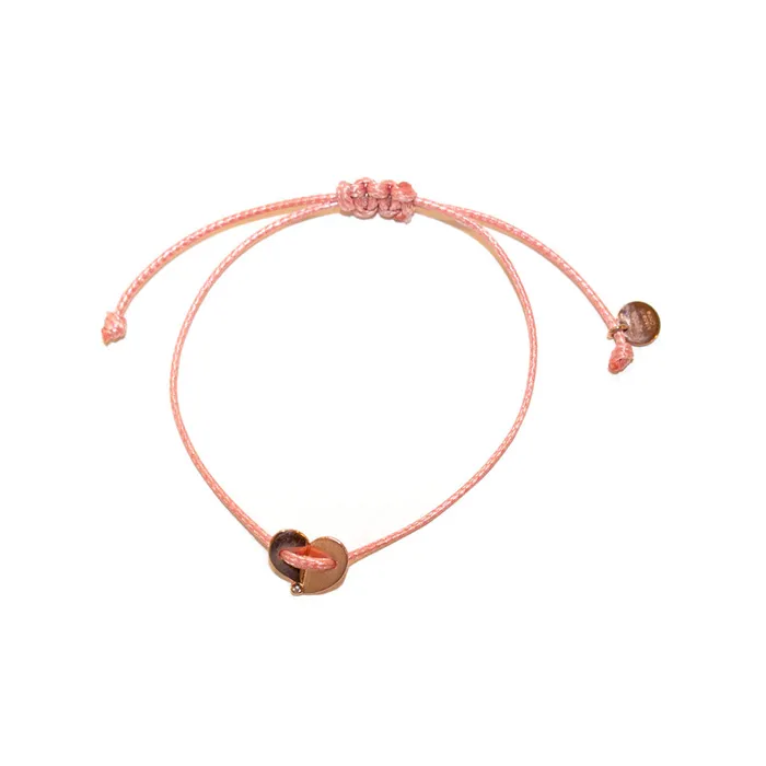 Esprit Esprit Bracelet Pink Color String With Heart Shape Charm Matt Glossy Finish Bracelets Esprit Esprit Bracelet Pink Color String With Heart Shape Charm Matt Glossy Finish Bracelets