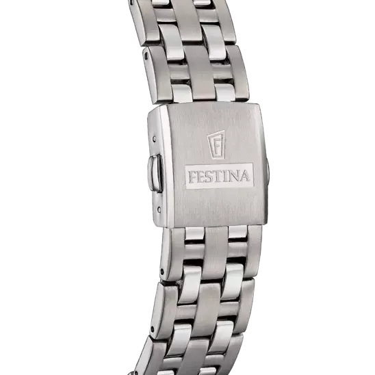 Festina Festina Titanium Gents Black Dial Watch Watches