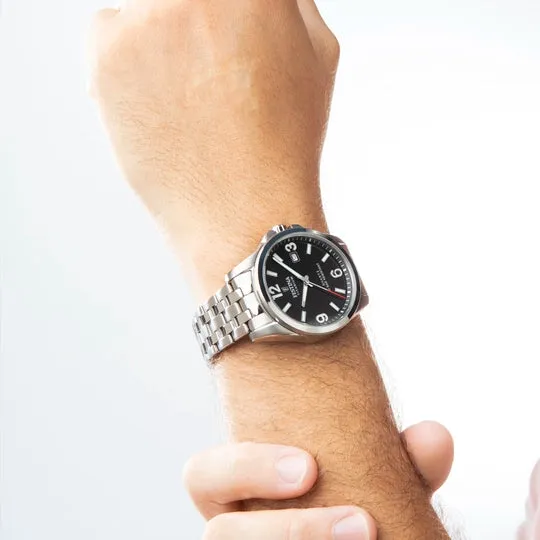 Festina Festina Titanium Gents Black Dial Watch Watches