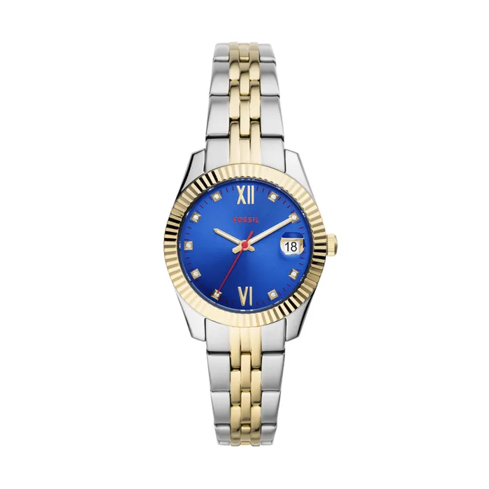 Fossil Bracelets Fossil Womens Scarlette Mini TwoTone Stainless Steel Watch