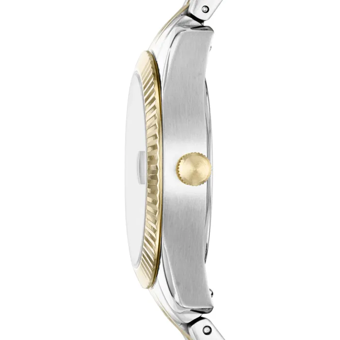 Fossil Bracelets Fossil Womens Scarlette Mini TwoTone Stainless Steel Watch Fossil Bracelets Fossil Womens Scarlette Mini TwoTone Stainless Steel Watch