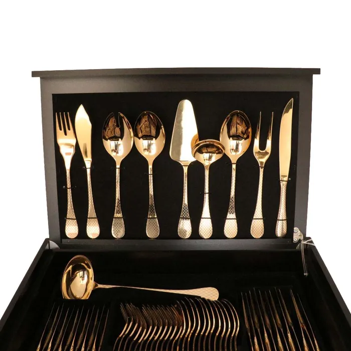 Herdmar Rocco Cutlery Set Gold Herdmar PreStyled Sets Herdmar Rocco Cutlery Set Gold Herdmar PreStyled Sets