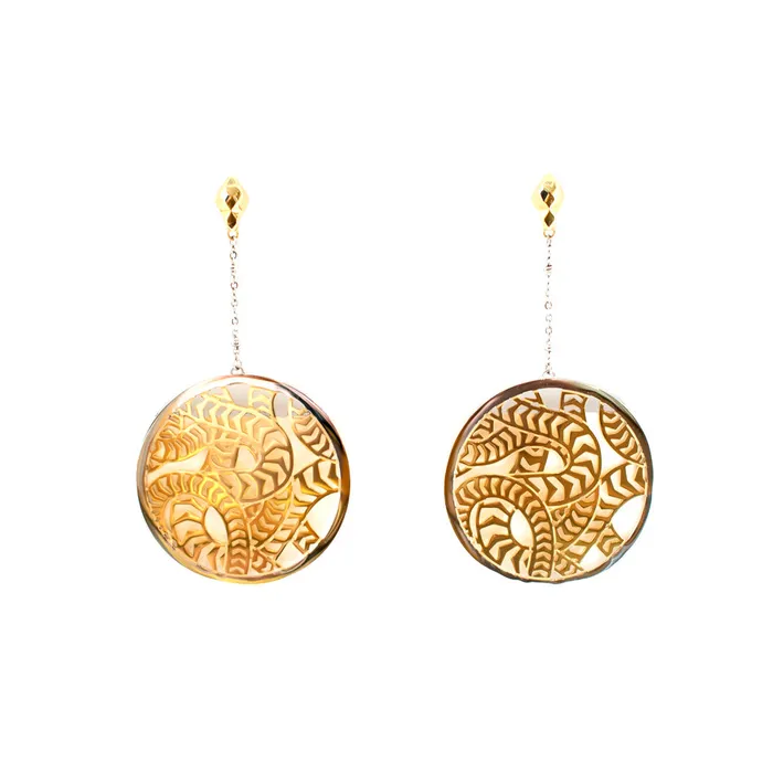 Just Cavalli Earrings Just Cavalli Earring With Dangling Round Design