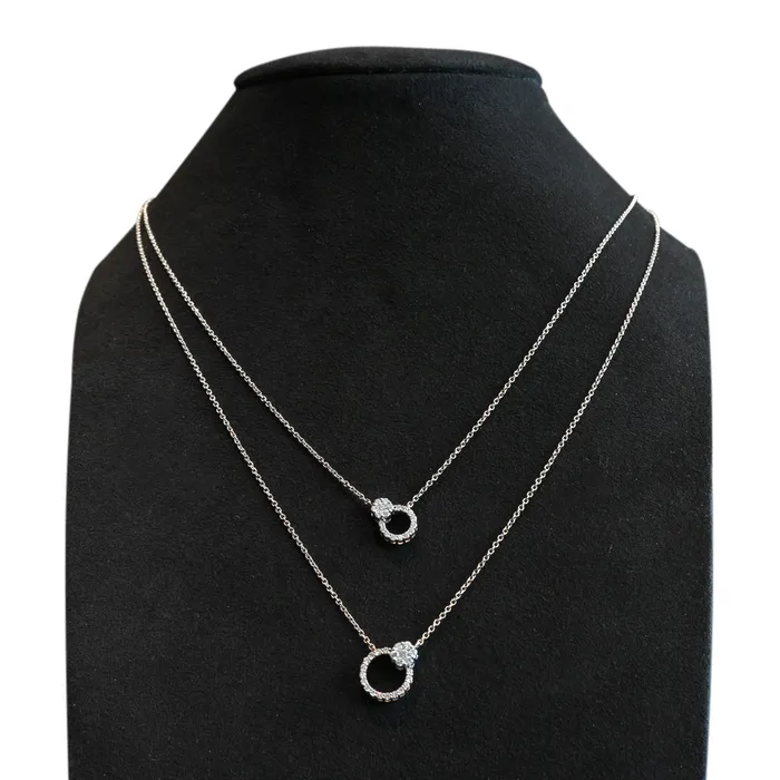 Korloff Necklaces Korloff Pink Gold Necklace With Diamonds