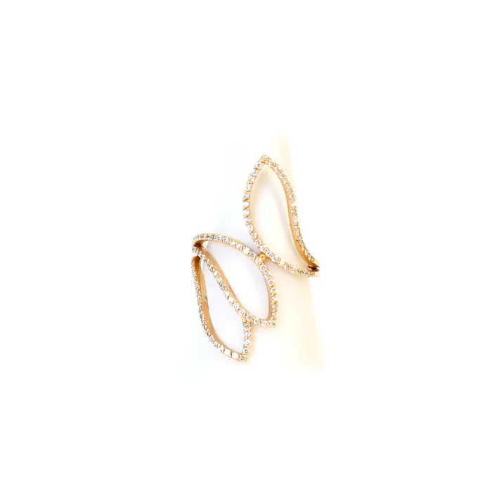 Korloff Rings Korloff Pink Gold Ring With Diamonds Size 7