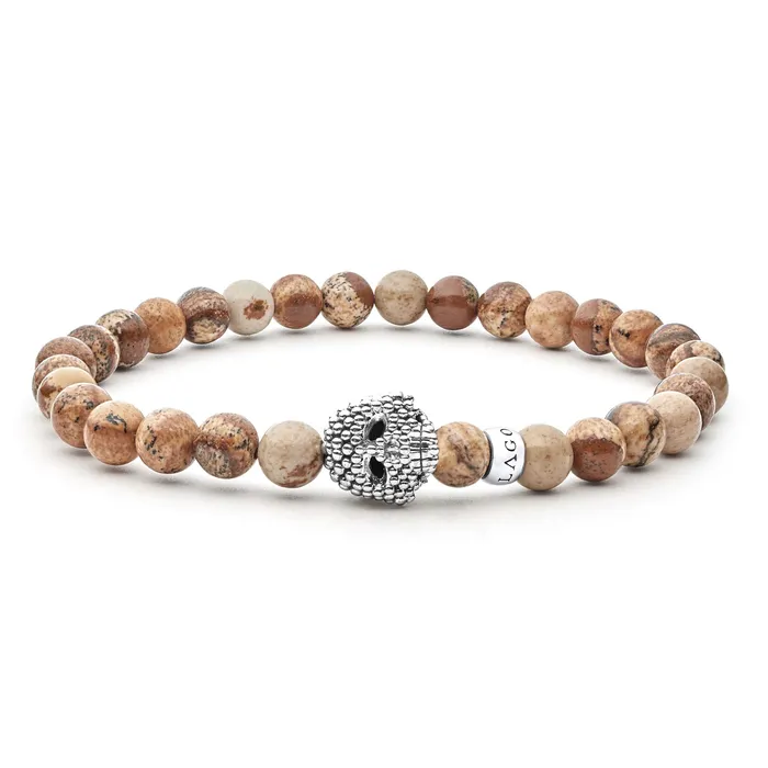 LAGOS Bracelets Anthem Picture Jasper Skull Bracelet