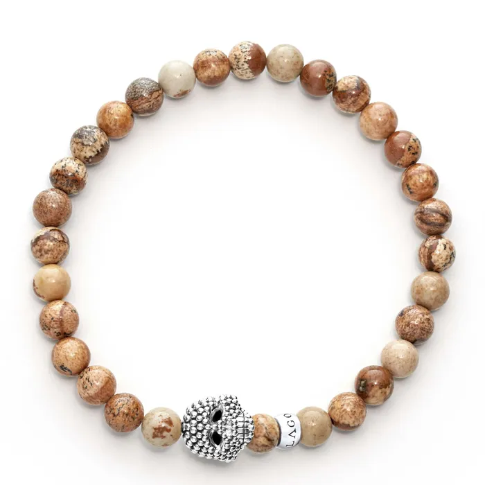LAGOS Bracelets Anthem Picture Jasper Skull Bracelet LAGOS Bracelets Anthem Picture Jasper Skull Bracelet