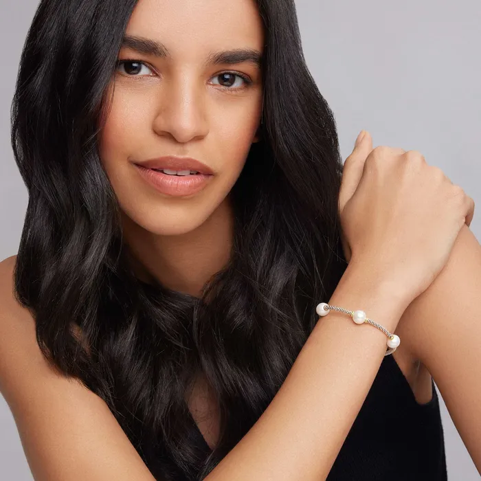Lagos Bracelets Luna Three Pearl Caviar Bracelet Lagos Bracelets Luna Three Pearl Caviar Bracelet