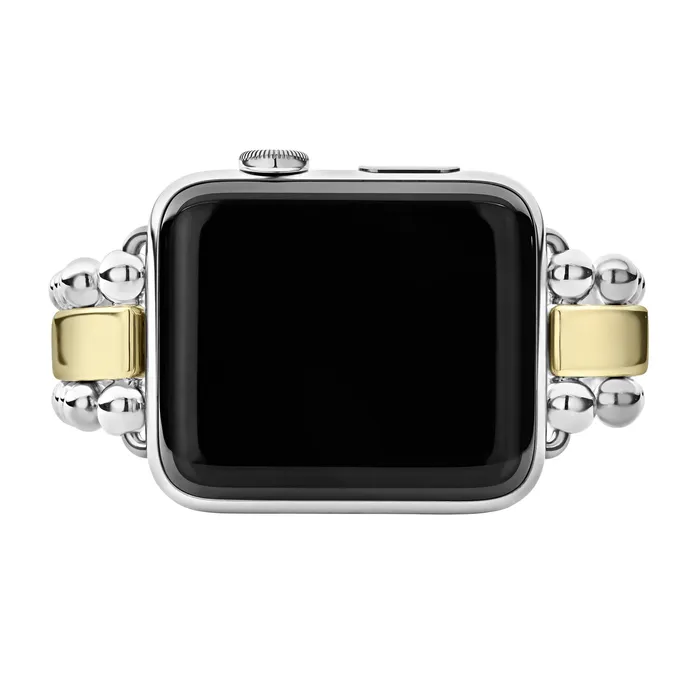 Lagos Bracelets Smart Caviar 18K Gold and Sterling Silver Watch Bracelet3845mm Lagos Bracelets Smart Caviar 18K Gold and Sterling Silver Watch Bracelet3845mm