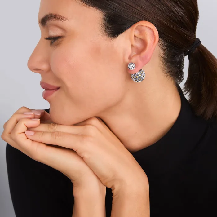 Lagos Earrings Signature Caviar Citrine Earring Backs Lagos Earrings Signature Caviar Citrine Earring Backs