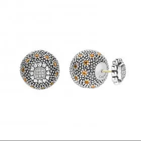Lagos Earrings Signature Caviar Citrine Earring Backs Lagos Earrings Signature Caviar Citrine Earring Backs