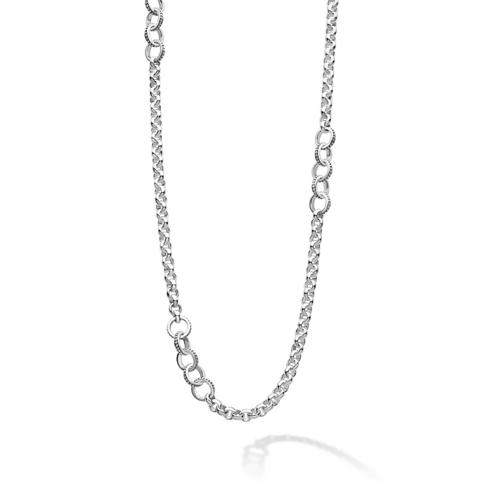LAGOS Necklaces Signature Caviar Caviar Circle Link Necklace