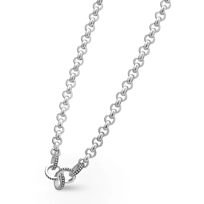 LAGOS Necklaces Signature Caviar Caviar Circle Link Necklace LAGOS Necklaces Signature Caviar Caviar Circle Link Necklace