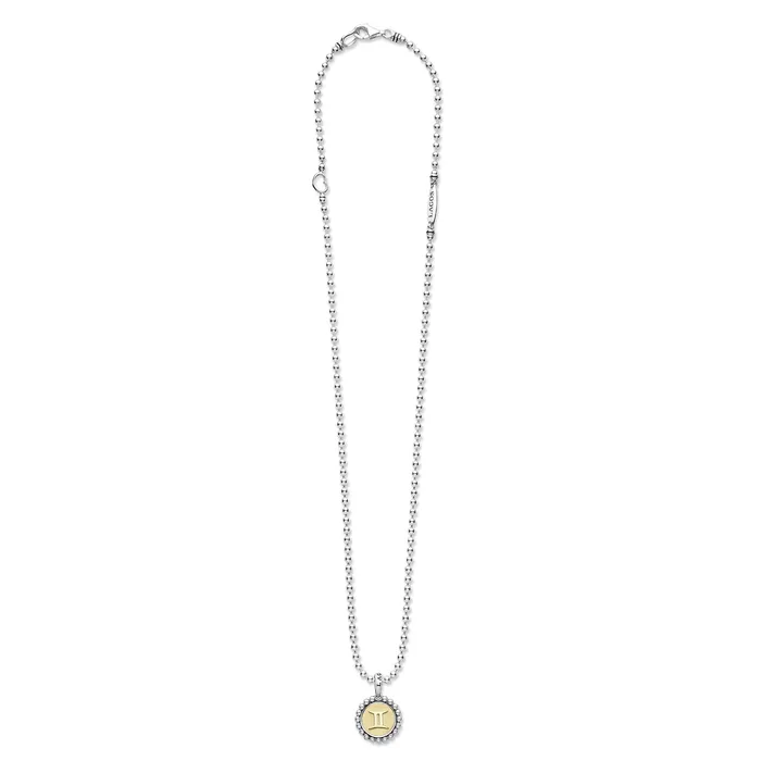LAGOS Necklaces Signature Caviar Gemini Zodiac Charm Necklace LAGOS Necklaces Signature Caviar Gemini Zodiac Charm Necklace