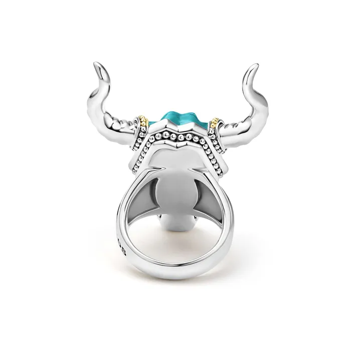 LAGOS Rings Anthem Turquoise Long Horn Ring LAGOS Rings Anthem Turquoise Long Horn Ring