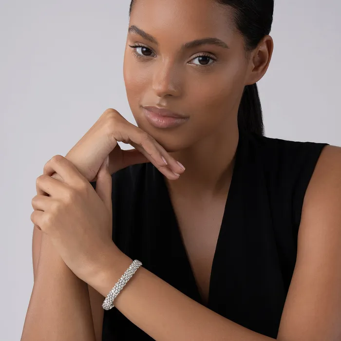 Lagos Signature Caviar Silver Station Caviar Bracelet 9mm Bracelets Lagos Signature Caviar Silver Station Caviar Bracelet 9mm Bracelets