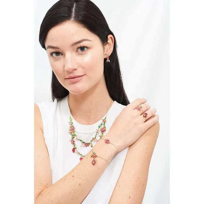 Les Nereides Bracelets Les Nereides Passion Flower Thin Bracelet