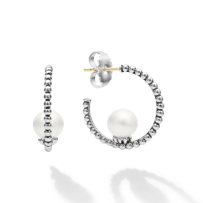 Luna Pearl Hoop Earring LAGOS Earrings