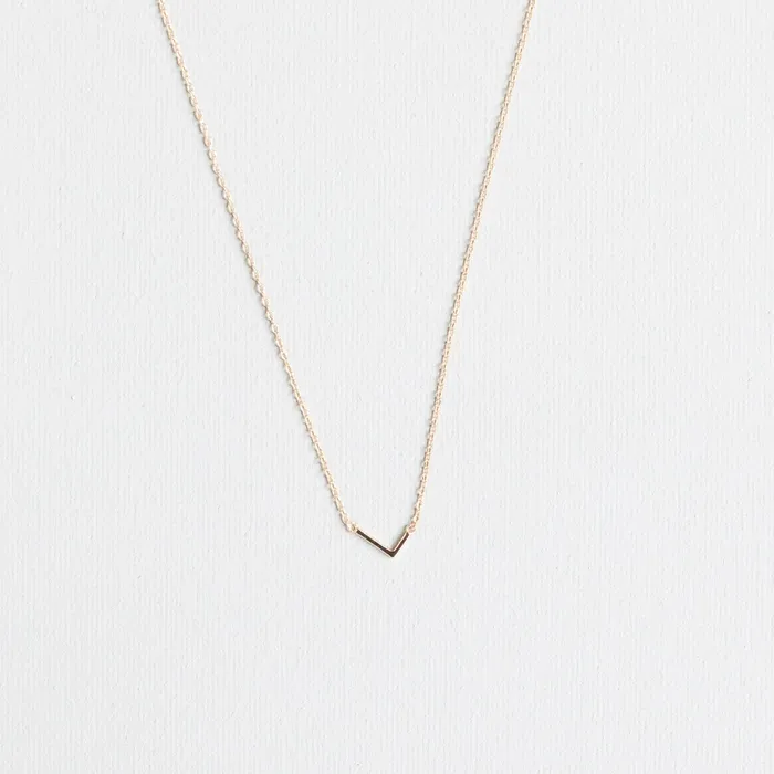 Luxe Gold Initial Necklace Michelle McDowell Necklaces
