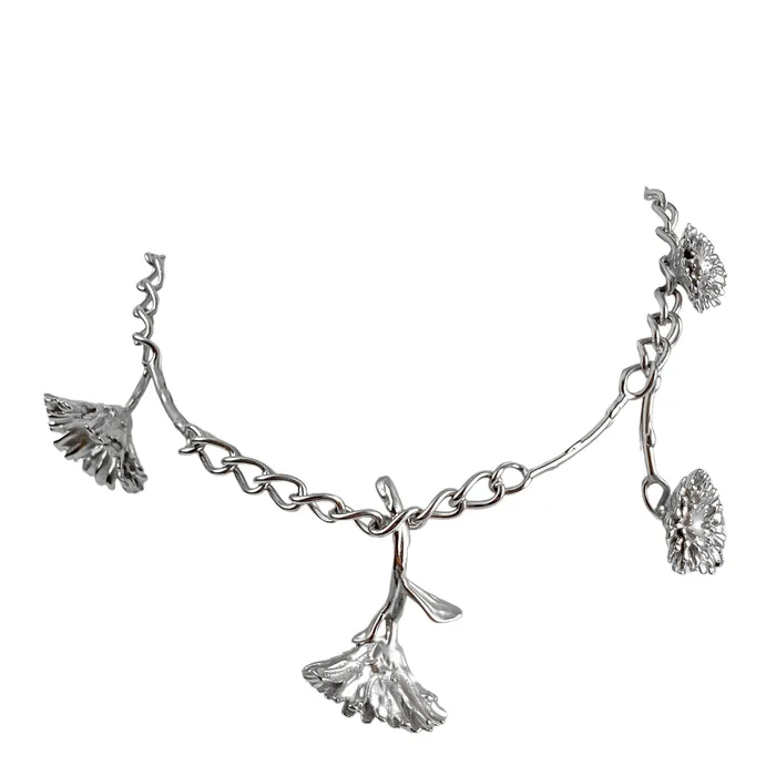 Marni Calla Lily Necklace in Silver Marni Necklaces
