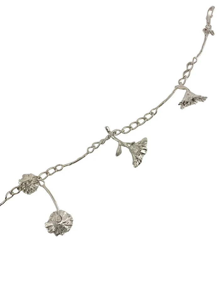 Marni Calla Lily Necklace in Silver Marni Necklaces