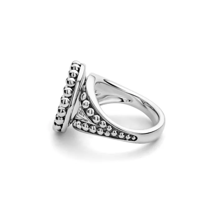 Maya Mother of Pearl Circle Ring Lagos Rings Maya Mother of Pearl Circle Ring Lagos Rings