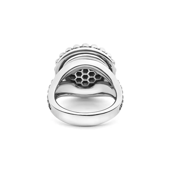 Maya Mother of Pearl Circle Ring Lagos Rings Maya Mother of Pearl Circle Ring Lagos Rings