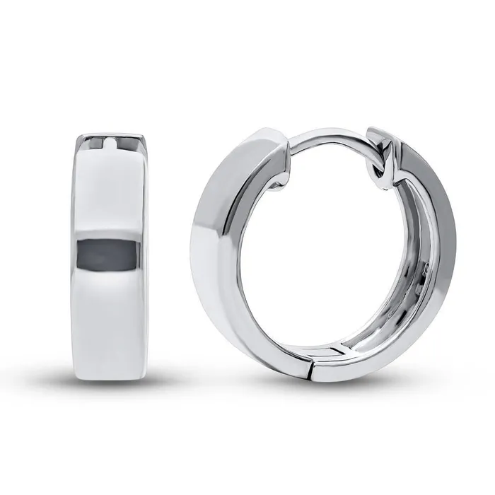 Medium Hoop Earrings in Sterling Silver 06 BERRICLE Earrings