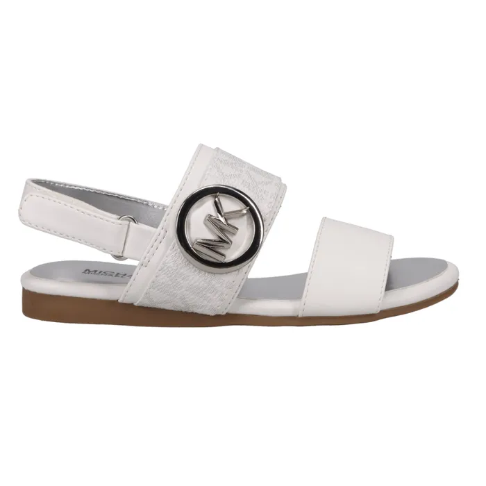 Michael Kors Kids Rings Michael Kors Kids Girls Sydney Kenzie White Silver Sandal Michael Kors Kids Rings Michael Kors Kids Girls Sydney Kenzie White Silver Sandal