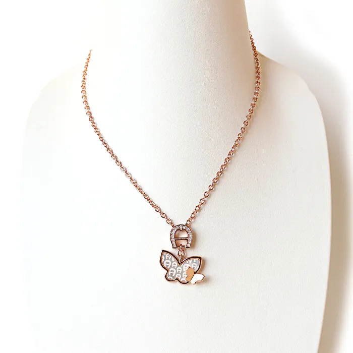 Necklaces Aigner Aigner Necklace Rose Gold Plated