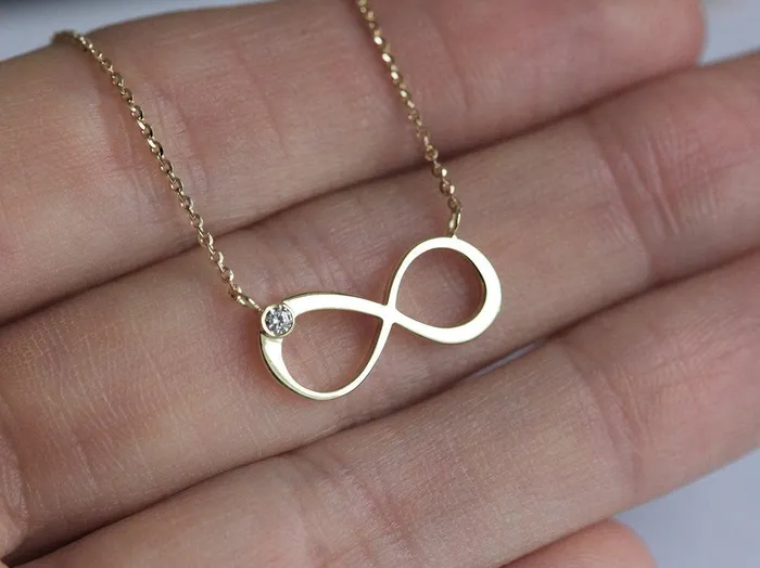 Necklaces Capucinne Gift For Her Diamond Infinity Necklace