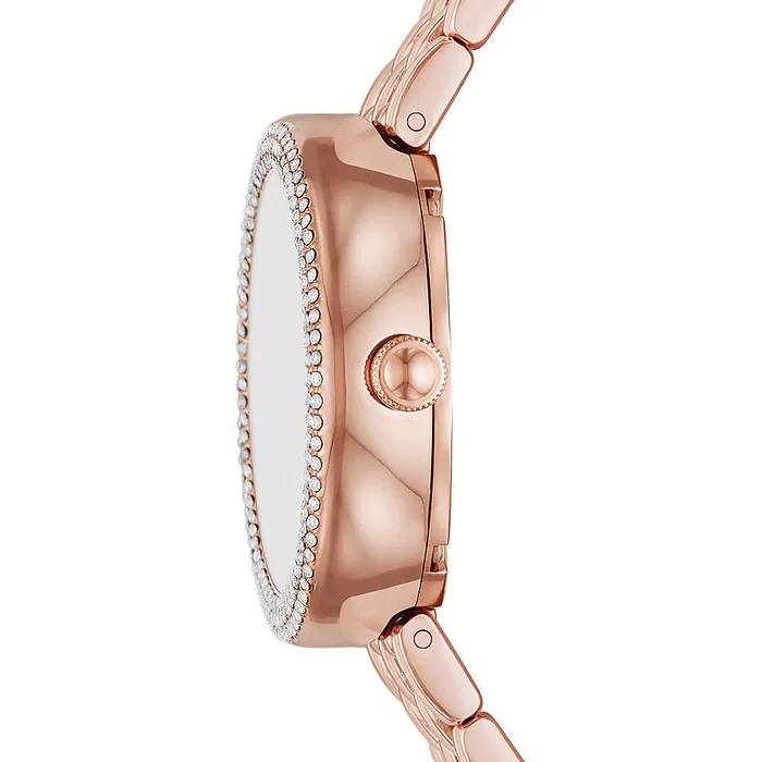 Necklaces Emporio Armani Emporio Armani Womens Quartz Stainless Steel Mother of Pearl Dial Watch