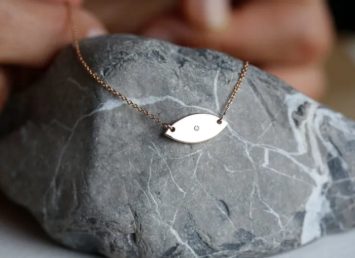 Necklaces Evil Eye Necklace Diamond Evil Eye Necklace Capucinne