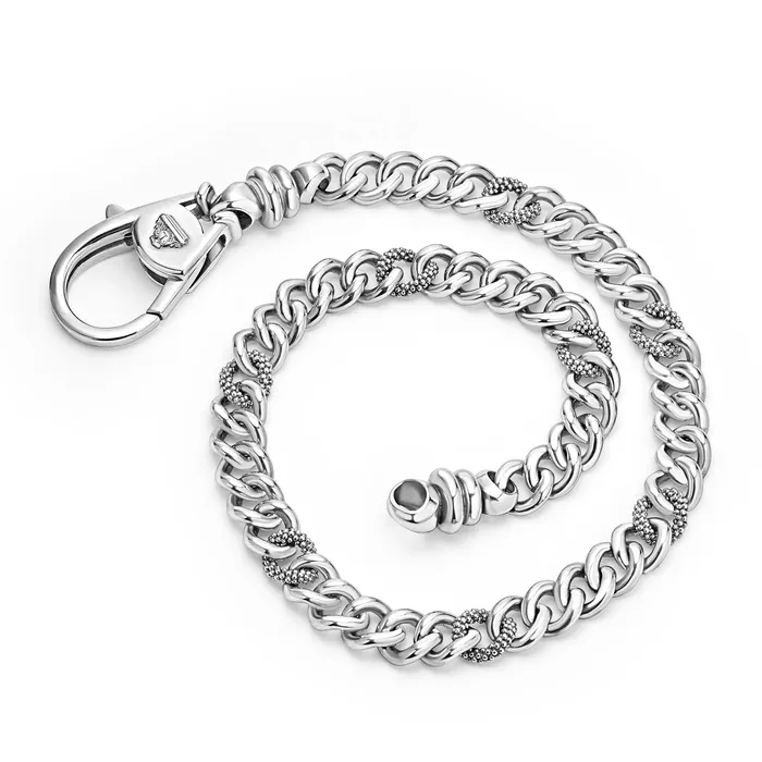 Necklaces LAGOS Anthem Caviar Beaded Chain Necklace 12mm Necklaces LAGOS Anthem Caviar Beaded Chain Necklace 12mm