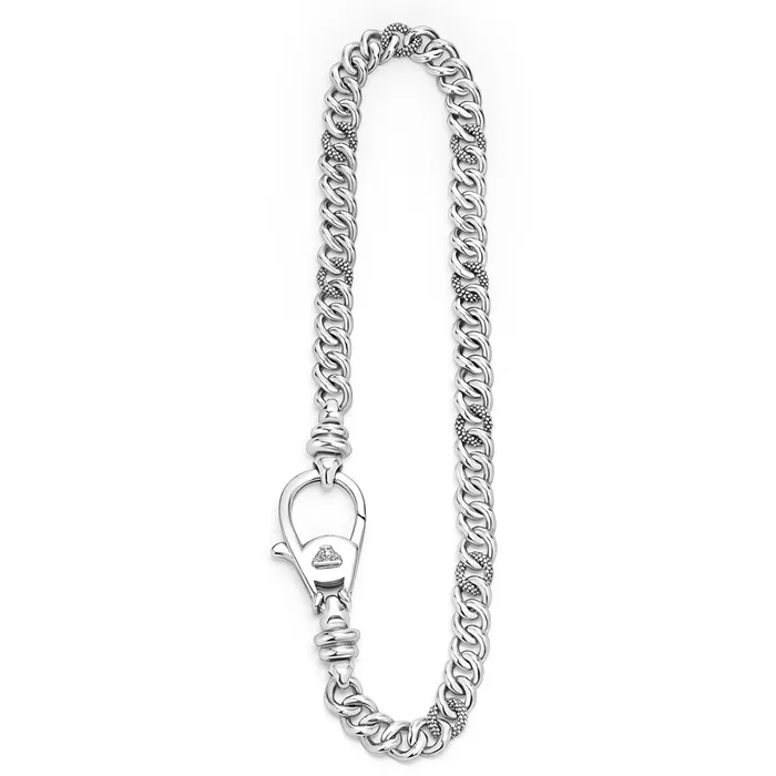 Necklaces LAGOS Anthem Caviar Beaded Chain Necklace 12mm Necklaces LAGOS Anthem Caviar Beaded Chain Necklace 12mm