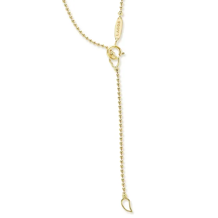Necklaces LAGOS Meridian 18K Gold Diamond Circle Pendant Necklace Necklaces LAGOS Meridian 18K Gold Diamond Circle Pendant Necklace