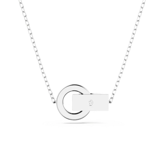 Necklaces Swarovski Swarovski Hollow Necklace Interlocking loop Blue Rhodium plated Necklaces Swarovski Swarovski Hollow Necklace Interlocking loop Blue Rhodium plated