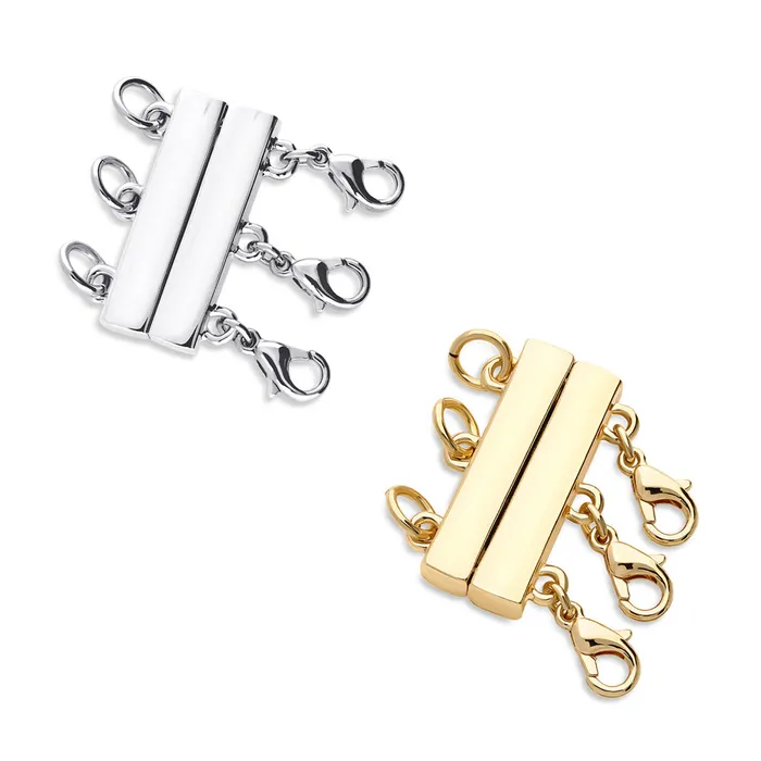 Necklaces Triple Necklace Layering Clasp 2 Piece BERRICLE