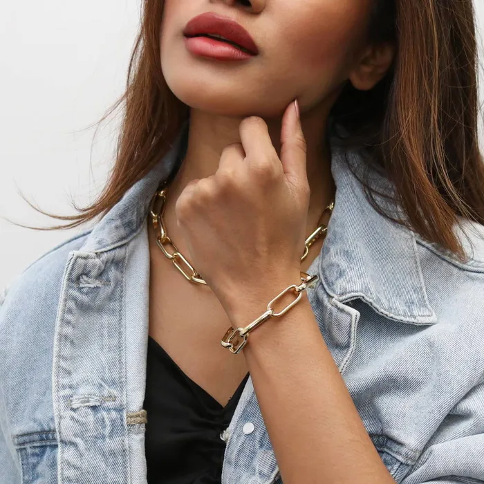 Paperclip Link Bracelet BERRICLE Bracelets