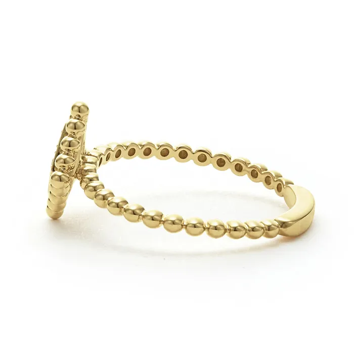 PreStyled Sets LAGOS Covet Small 18K Gold Diamond Ring PreStyled Sets LAGOS Covet Small 18K Gold Diamond Ring
