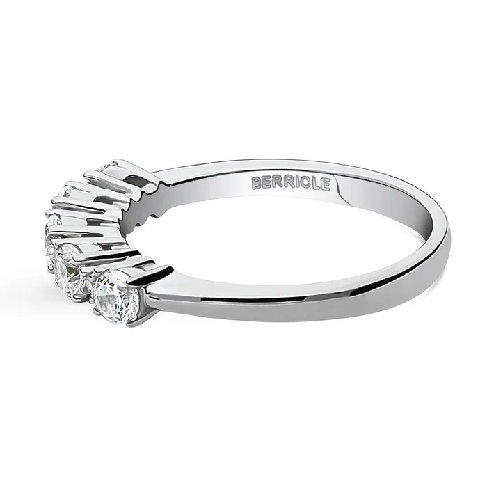 Rings 5Stone CZ Ring in Sterling Silver BERRICLE