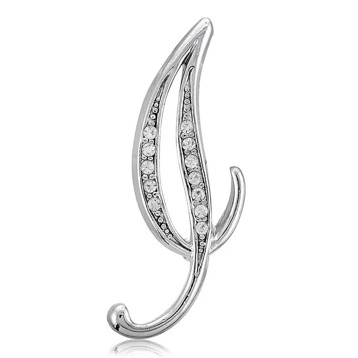 Rings BERRICLE Initial Letter Pin in SilverTone