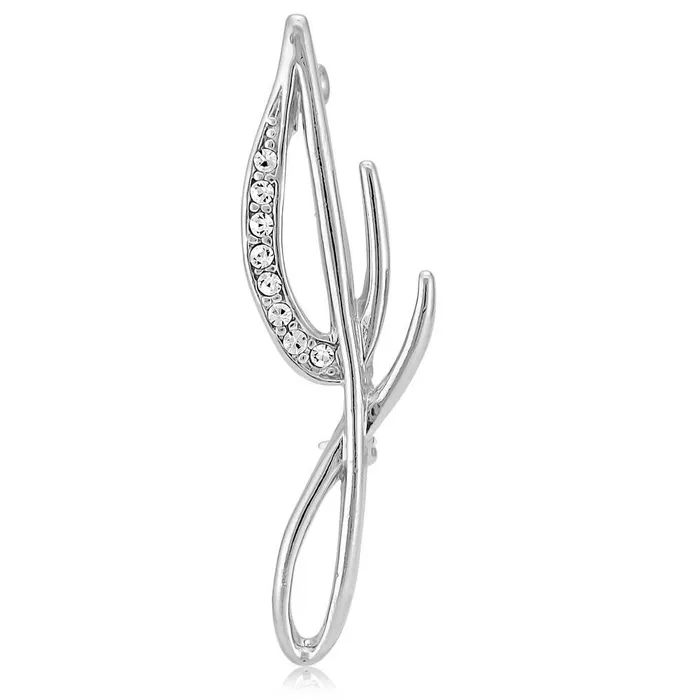 Rings BERRICLE Initial Letter Pin in SilverTone