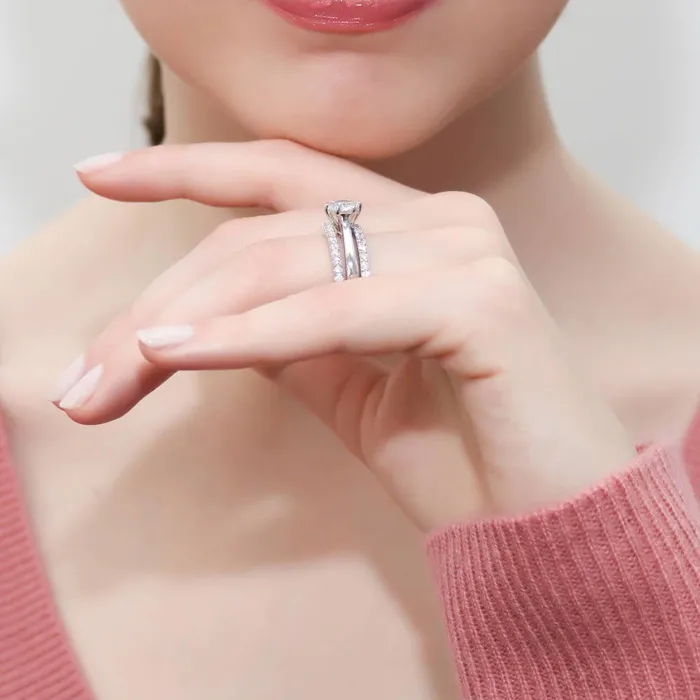Rings BERRICLE Solitaire 1ct CZ Ring Set in Sterling Silver