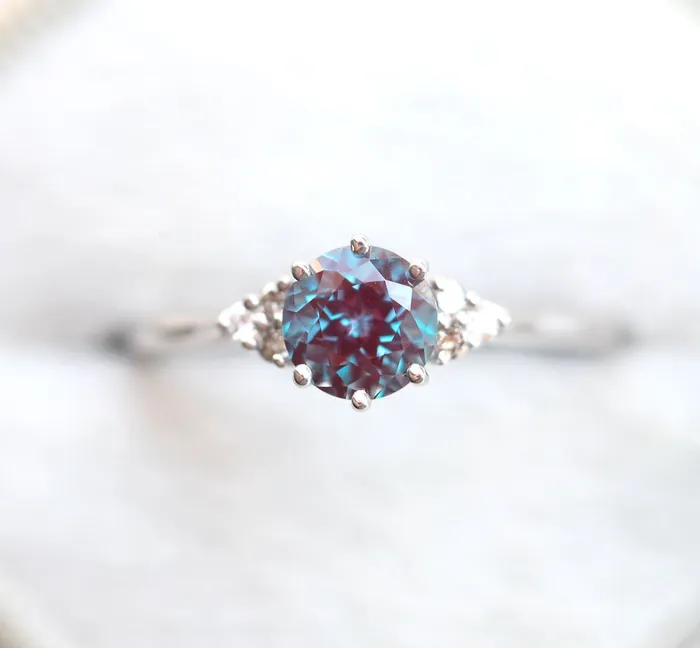 Rings Capucinne Amy Alexandrite Ring Set